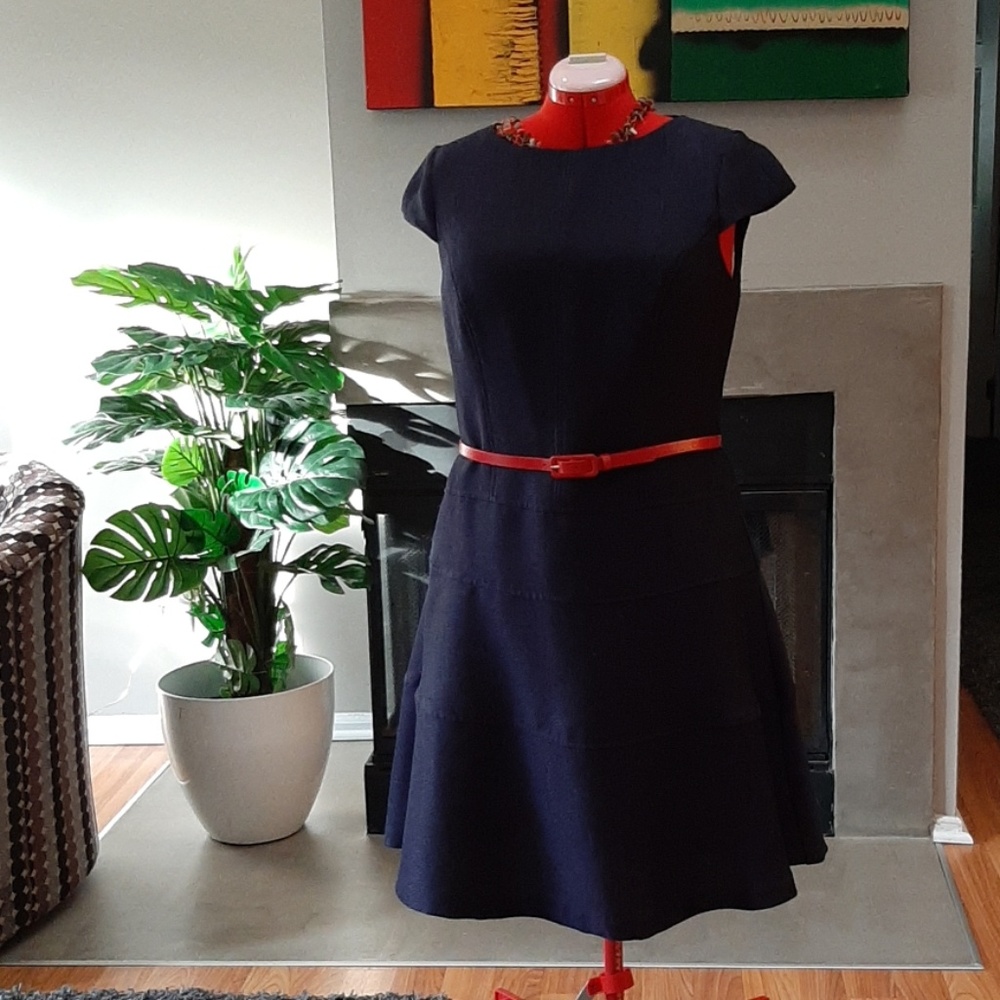 Jones New York Navy Dress